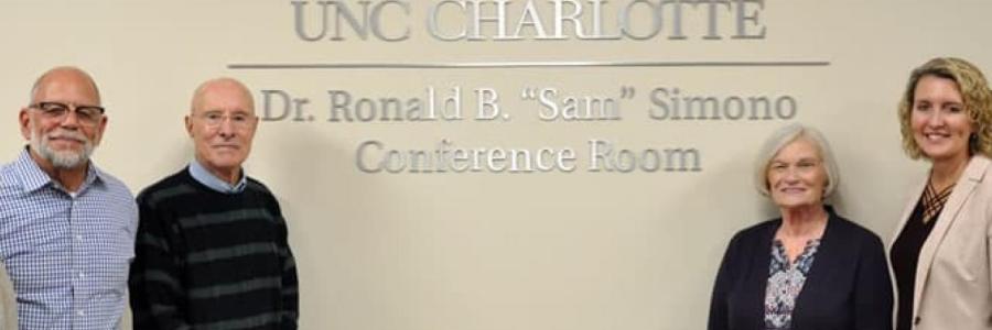 UNC CHARLOTTE Dr. Ronald B. "Sains" Simono  Conference Room